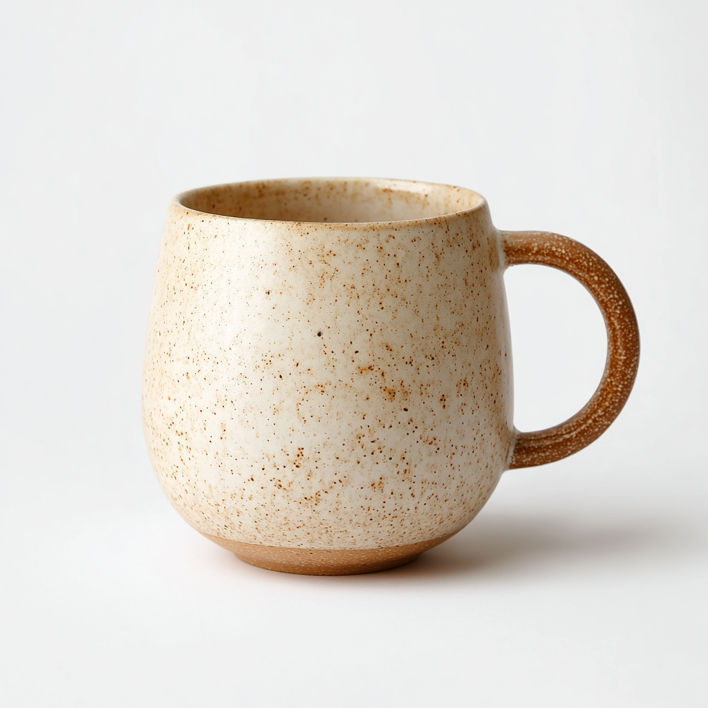 GetGoodies Chubby Handle Mug - Oatmeal Cream